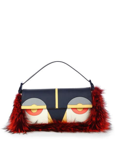 fendi fox fur bag|Bags .